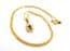 Vintage Small And Dainty Rhinestone Set Floral Design Pendant Choker Necklace