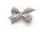 Vintage Small And Dainty Stay Bright ' Staybrite ' faux marcasite Bow Design Brooch