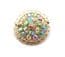 Vintage Small Aurora Borealis Rhinestone Set Floral Design Brooch