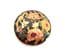 Vintage Small Cloisonne Enamel Butterflies Visiting Flowers Floral Design Brooch