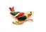 Vintage Small Enamel Perching Bird Design Brooch