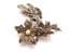 Vintage Small Marcasite And Faux Pearl Floral Design Brooch By Hollywood