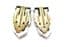 Vintage Small Pair Of Rhinestone Set Ornate Design Dress Clips