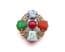 Vintage Small Scottish Celtic Cross Design Faux Gem Set Scarf Clip