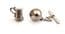 Vintage Small Sophos Tankard Design Tie Tack Lapel Pin With Chain With Chain