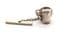 Vintage Small Sophos Tankard Design Tie Tack Lapel Pin With Chain With Chain