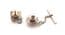 Vintage Small Sophos Tankard Design Tie Tack Lapel Pin With Chain With Chain