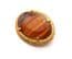 Vintage Small Sphinx Faux Agate Marbled Porphyry Glass Set Modernist Style Brooch