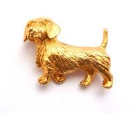 Vintage Spaniel Style Dog Design Brooch