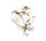 Vintage Sphinx Marcasite Abstract Ornate Curving Leaf Design Brooch