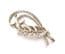 Vintage Sphinx Marcasite Set Abstract Wheat Sheaf Leaf Design Brooch