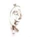 Vintage Sphinx Marcasite Set Abstract Wheat Sheaf Leaf Design Brooch