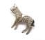 Vintage Stay Bright ' Staybrite ' faux marcasite Saddled Horse Design Brooch