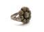 Vintage Sterling Silver And Marcasite Floral Design Dress Ring