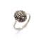 Vintage Sterling Silver And Marcasite Geometric Design Fully Hallmarked Ring