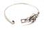 Vintage Sterling Silver Fully Hallmarked Rennie Mackintosh Style  Bangle By Carriick Jewellery
