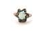 Vintage Sterling Silver Marcasite And Opal Floral Design ring