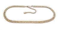 Vintage Thin Aurora Borealis Rhinestone Set Geometric Dog Collar Choker Design Necklace