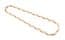 Vintage Twisted Clear Seed Bead And Gold Tone Tinsel Chain Double Stranded Choker Necklace