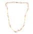 Vintage Venetian Sommerso Pink Glass Beaded Statement Necklace