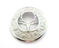 Vintage Very Large Scottish Style Stag Detailed Statement Design Brooch