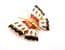 Vintage White Cloisonne Enamel Butterfly Design Retro Brooch