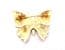 Vintage White Cloisonne Enamel Butterfly Design Retro Brooch