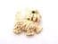 Vintage White Enamel Scottie Dog Design Brooch With Rhinestone Eyes