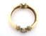 Vintage  Wood Bone And Lapis Lazuli Gemstone Detailed Boho Style  Bangle