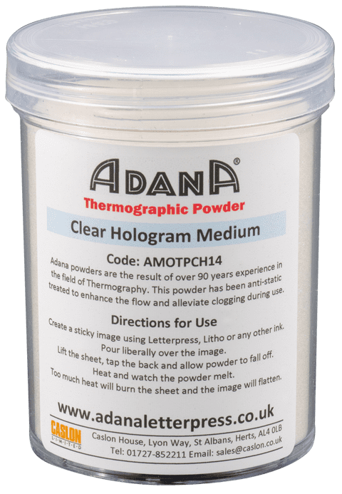 Adana Thermography Powder - Clear Hologram Medium