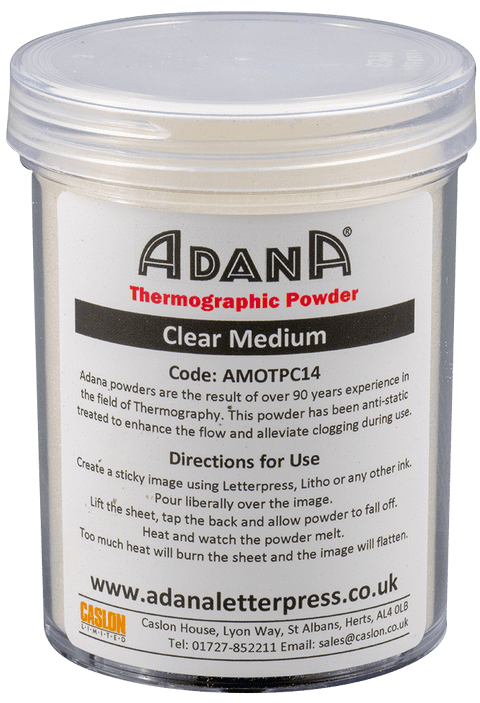 Adana Thermography Powder - Clear Medium