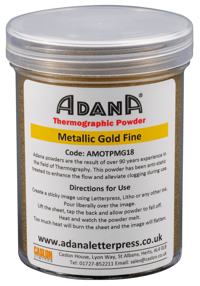 Adana Thermography Powder - Metallic Gold Fine