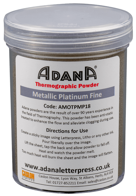 Adana Thermography Powder - Metallic Platinum Fine