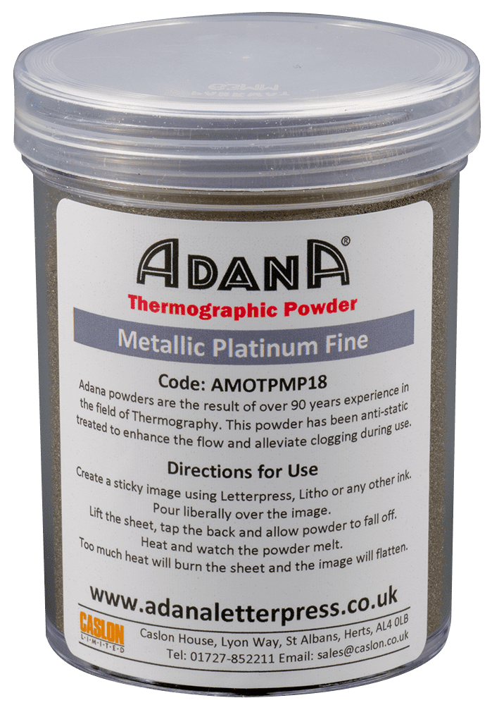 Adana Thermography Powder - Metallic Platinum Fine
