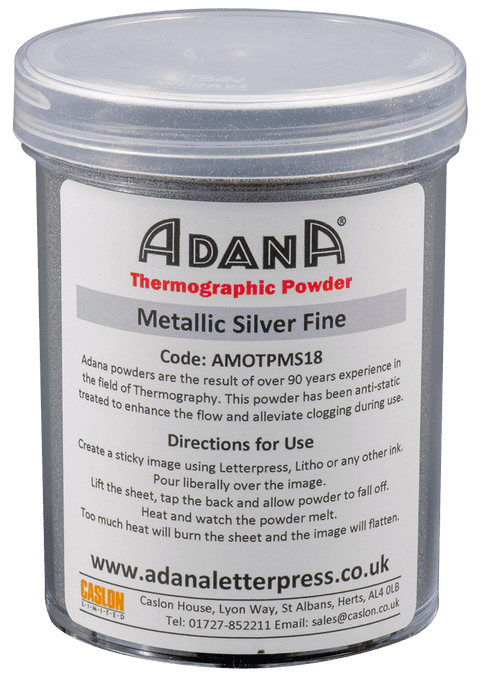 Adana Thermography Powder - Metallic Silver Fine