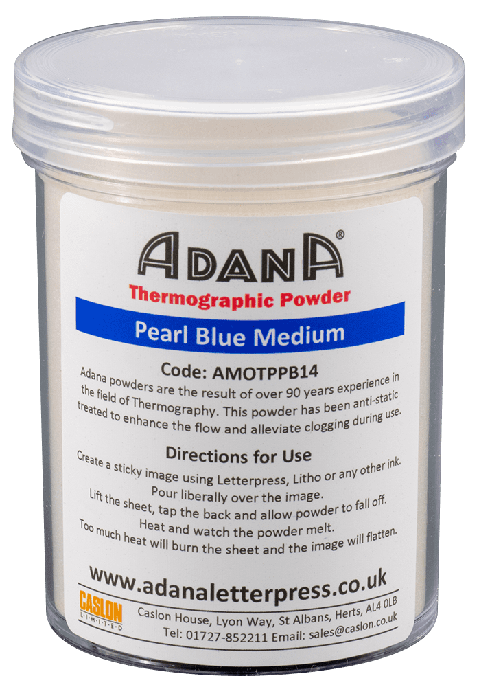 Adana Thermography Powder - Pearl Blue Medium
