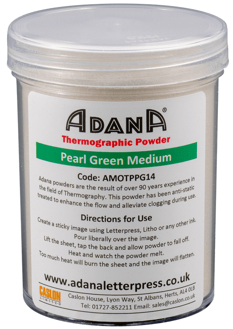Adana Thermography Powder - Pearl Green Medium
