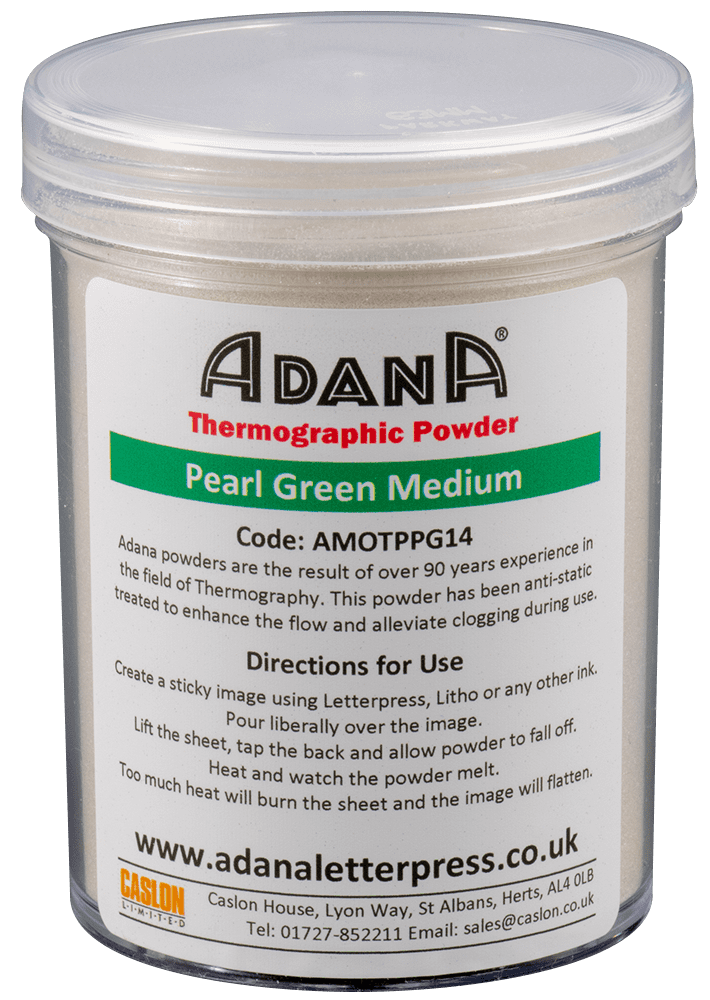 Adana Thermography Powder - Pearl Green Medium