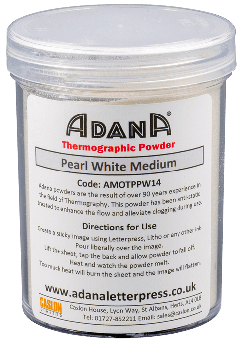 Adana Thermography Powder - Pearl White Medium