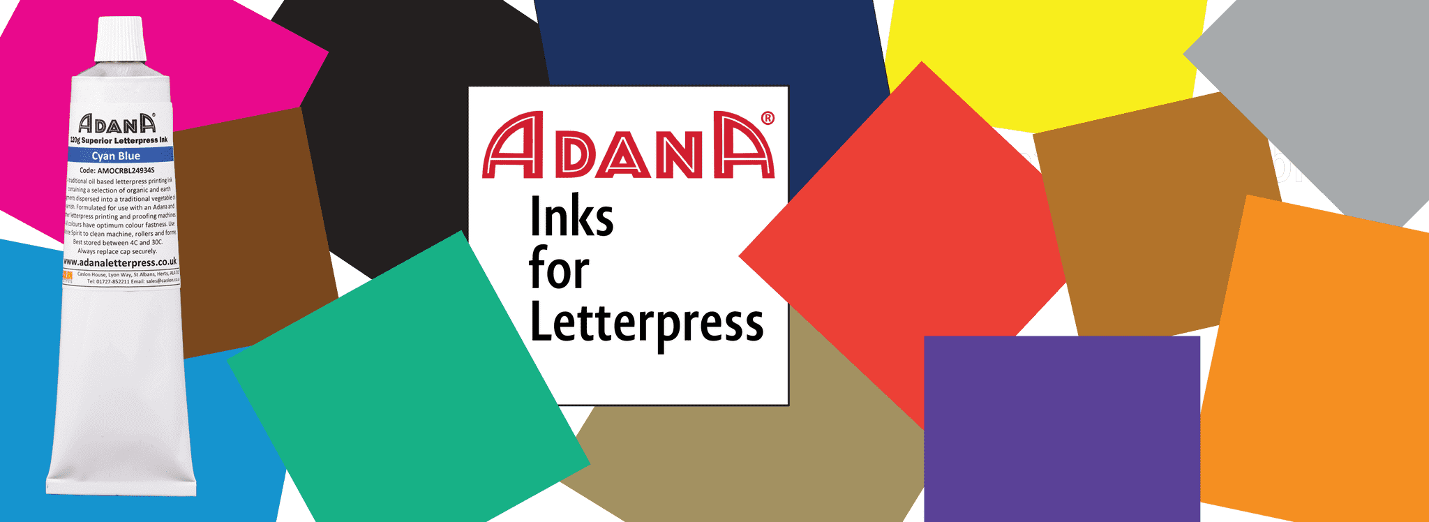 Adana Genuine Letterpress Inks