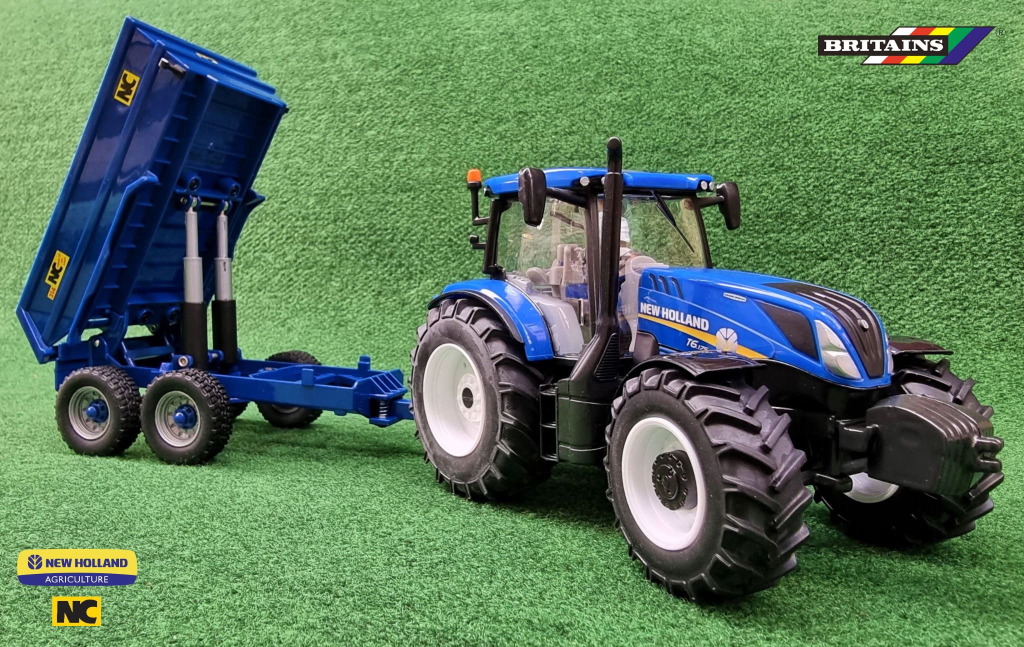 Britains New Holland T6.175 and Dump Trailer set