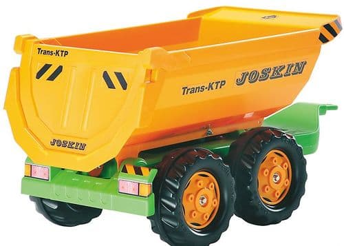 Rolly S2612226 Giant Half-Pipe Joskin Twin Axle Trailer, Yellow Rolly S2612226 Giant Half-Pipe Joskin Twin Axle Trailer, Yellow