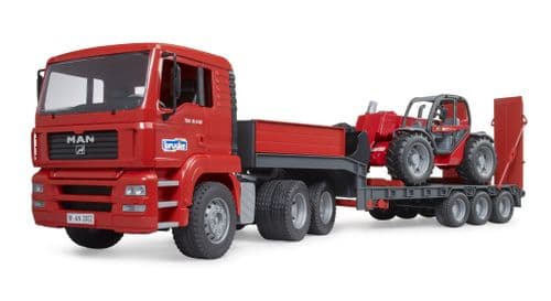 MAN TGA Truck and Manitou