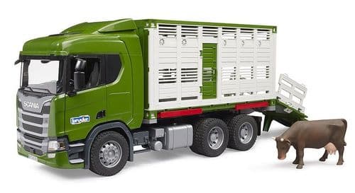 Scania Super 560R Cattle  truck with 1 cow