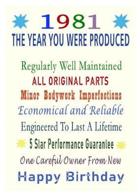 1981 The Year You Were Produced