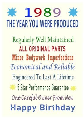 1989 The Year You Were Produced