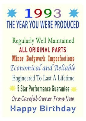 1993 The Year You Were Produced