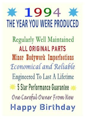 1994 The Year You Were Produced