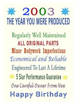 2003 The Year You Were Produced