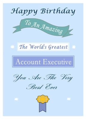 Account Executive - Birthday Card
